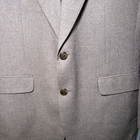 John Alexander‎ Hartmarx Men's Sport Coat Blazer 2 Button 100% SILK 40 Old Money - Picture 14 of 15